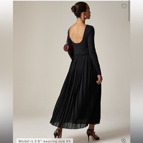 J.Crew Pleated ballet dress in stretch cotton blend - Picture 2 of 5